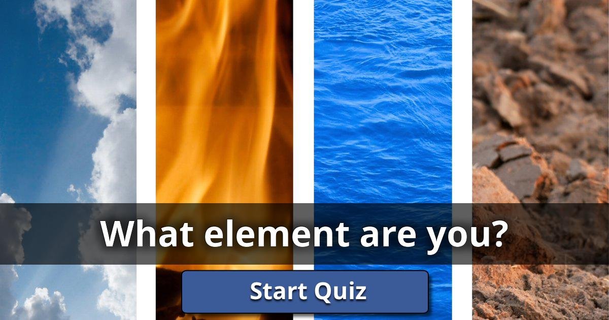 What Element Are You Lusorlab Quizzes