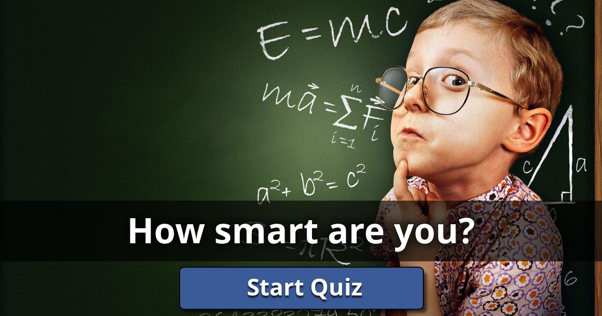 How Smart Are You? Lusorlab Quizzes